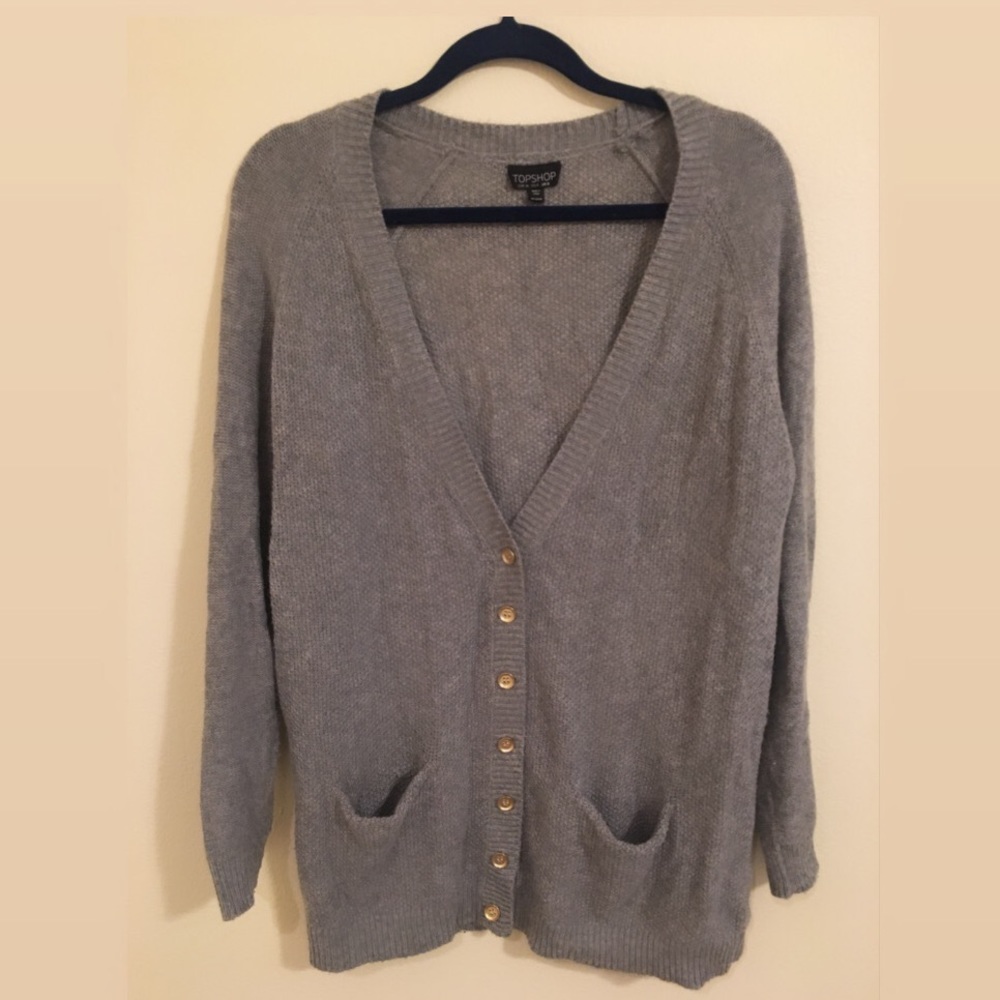 Top Shop Button-up Cardigan